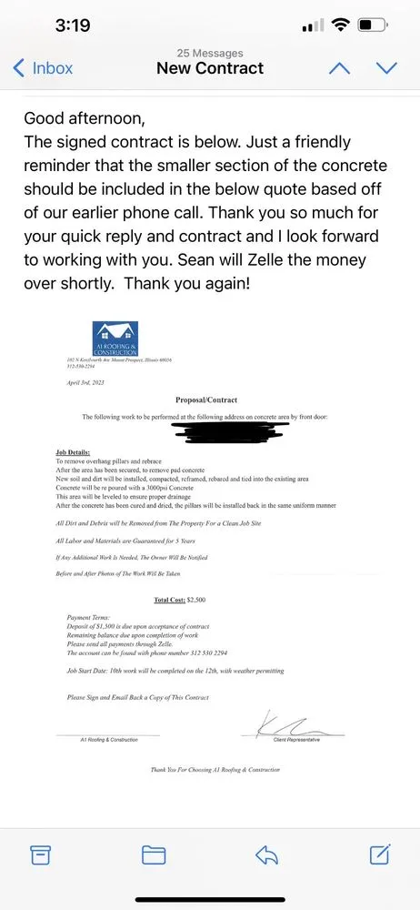 Slide of A1 Roofing & Construction