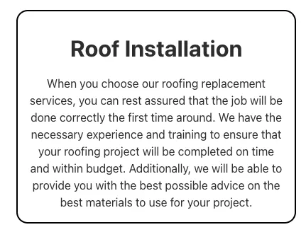 Slide of A&A Roofing