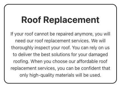 Slide of A&A Roofing