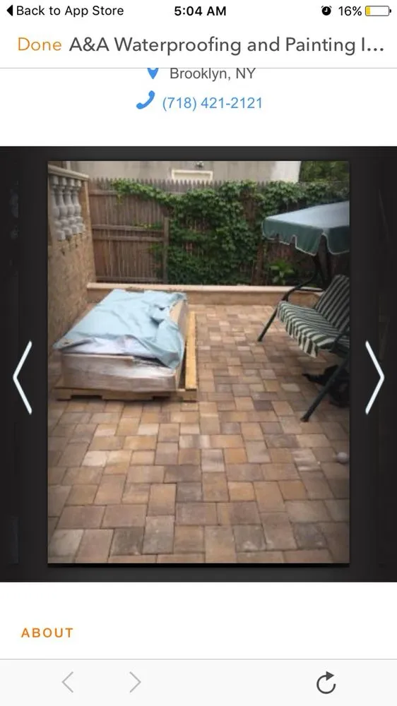 Slide of A&A Water Proofing & Painting Inc