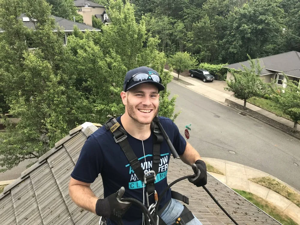 Slide of AA Window and Gutter Cleaning