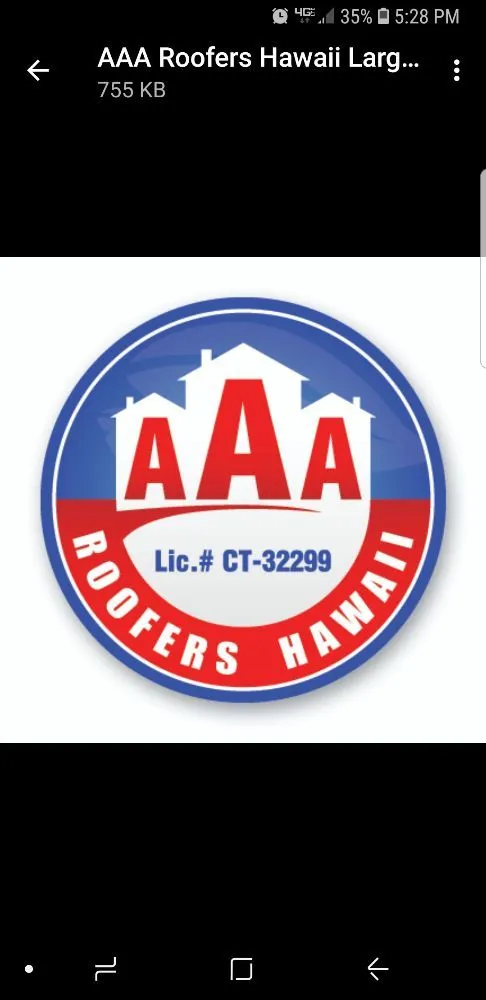 Slide of AAA Roofers Hawaii