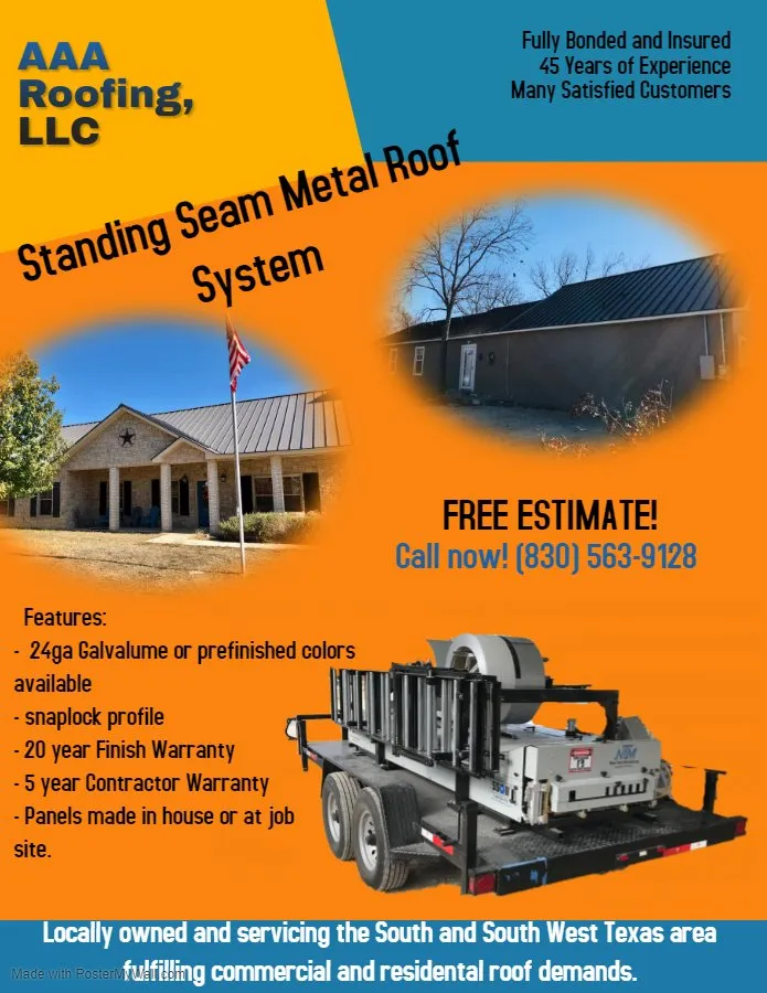 Slide of AAA Roofing