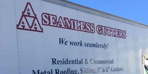 Slide of AAA Seamless Gutters