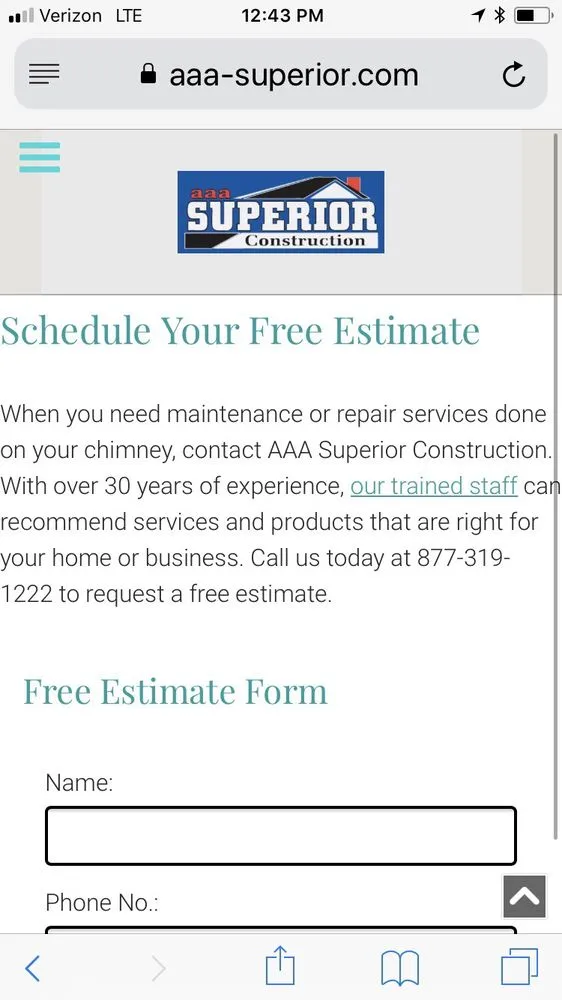 Slide of AAA-Superior Construction