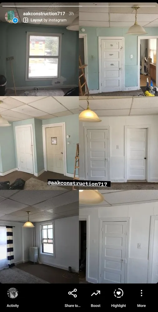 Slide of AA&K Construction