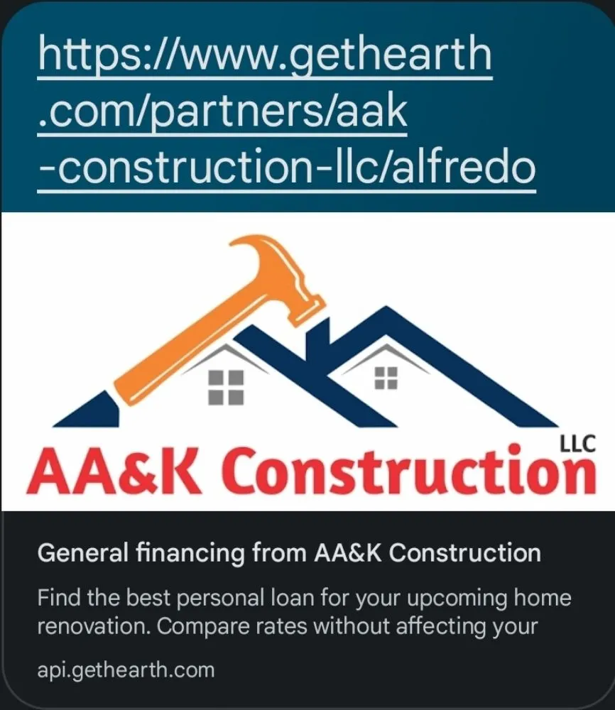 Slide of AA&K Construction