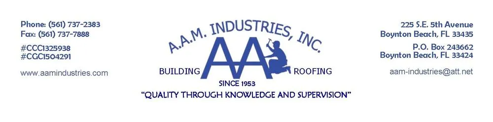 Slide of AAM Industries