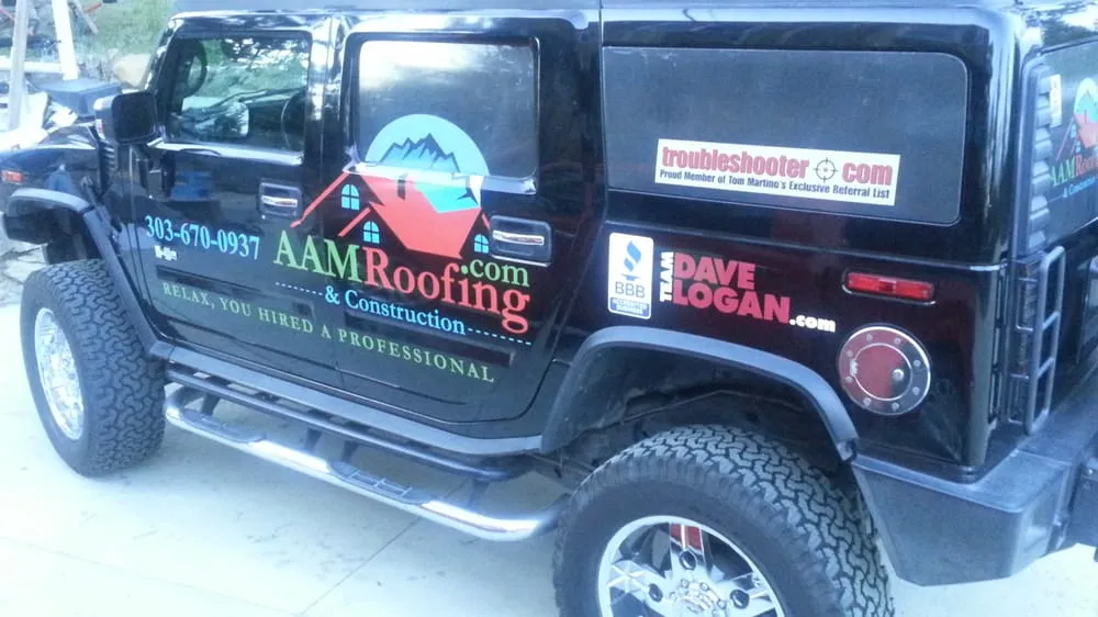 Slide of AAM Roofing