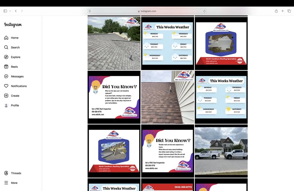 Slide of ABL Construction