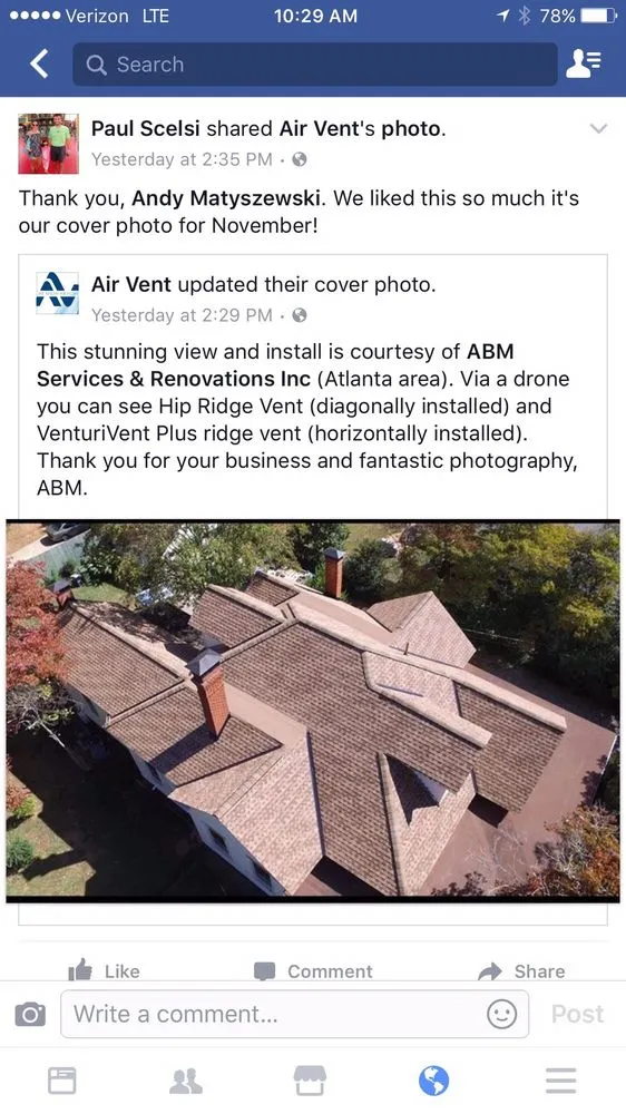 Licensed roof replacement after storm damage across Jenkinsburg, GA - ABM Services & Renovations