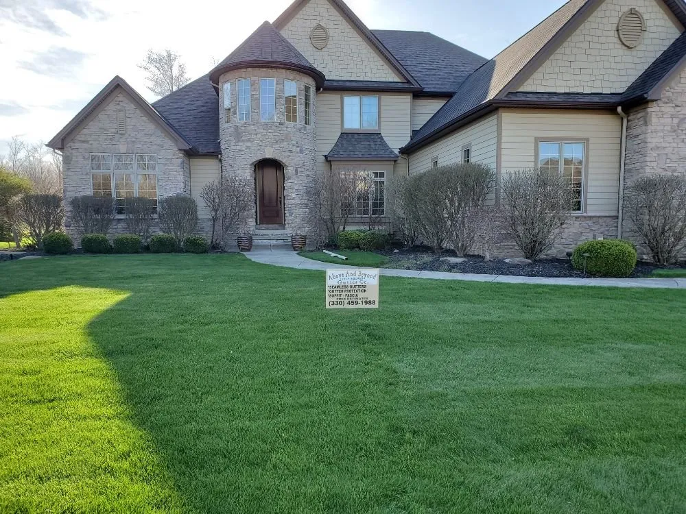 Slide of Above & Beyond Gutter