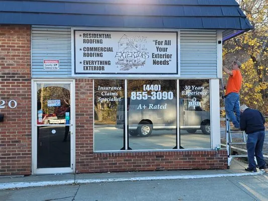 Above All Exteriors Logo