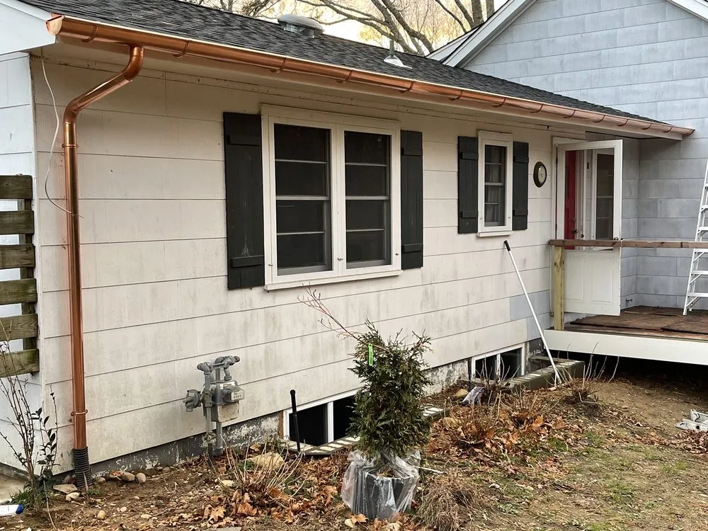 Licensed roof installation in Long Island, NY by Above all gutter systems