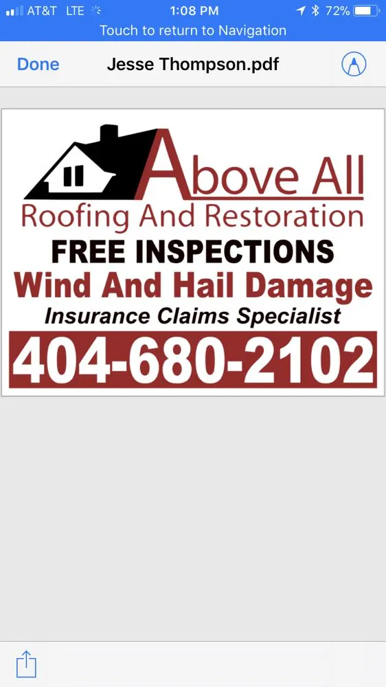 Slide of Above All Roofing & Restoration
