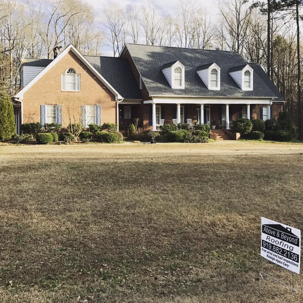 Slide of Above and Beyond Roofing