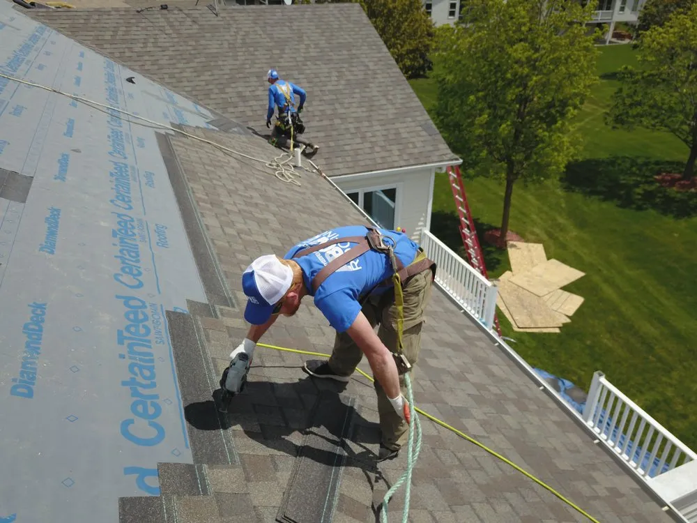 Slide of Above Roofing