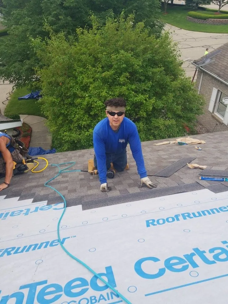 Slide of Above Roofing