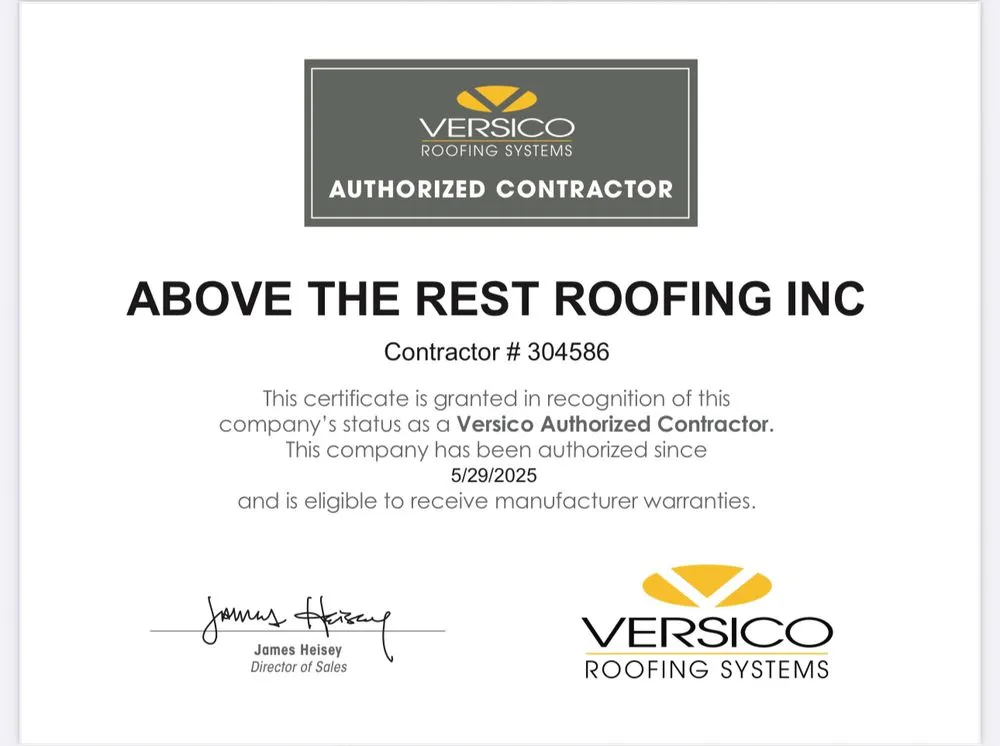 Slide of Above The Rest Roofing