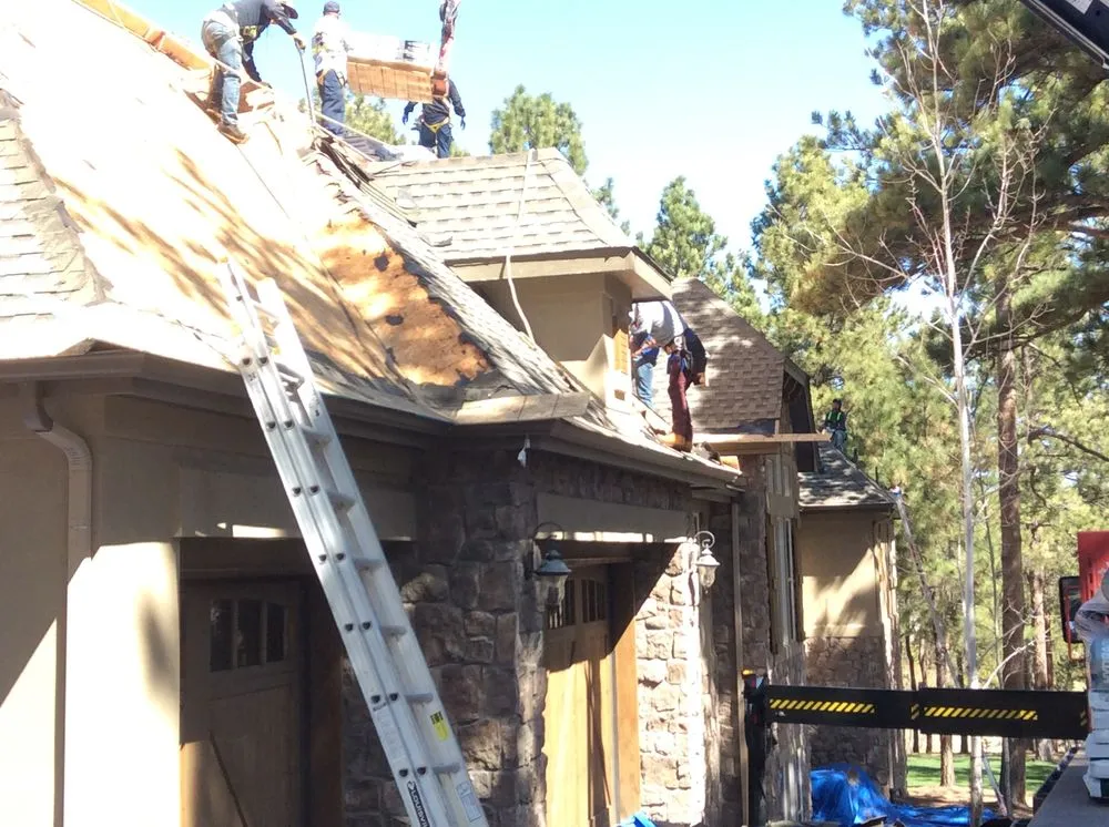 Slide of Abraham Benson Roofing