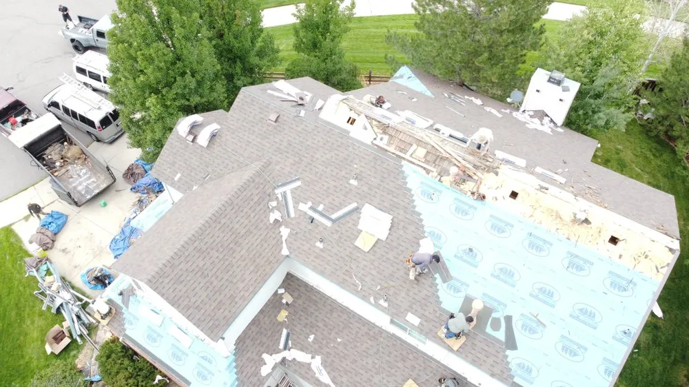 Slide of Abraham Benson Roofing