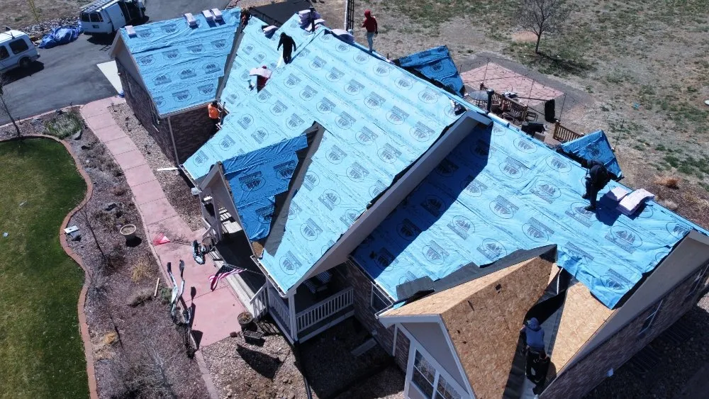 Slide of Abraham Benson Roofing