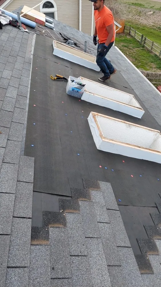 Slide of Abraham Benson Roofing