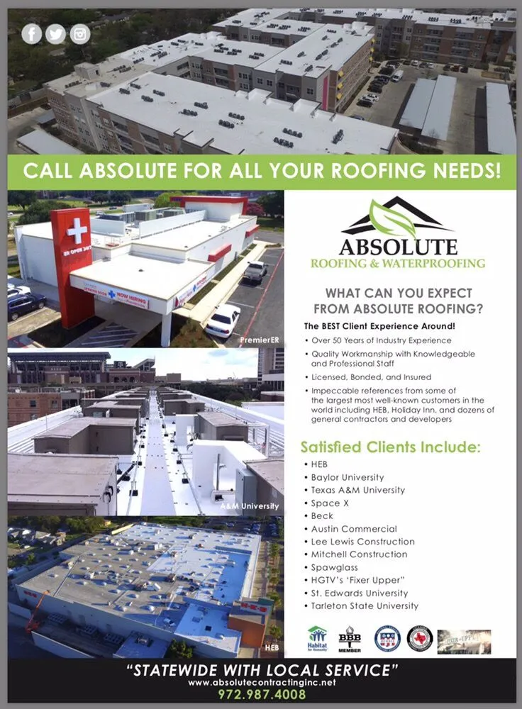 Slide of Absolute Roofing & Waterproofing