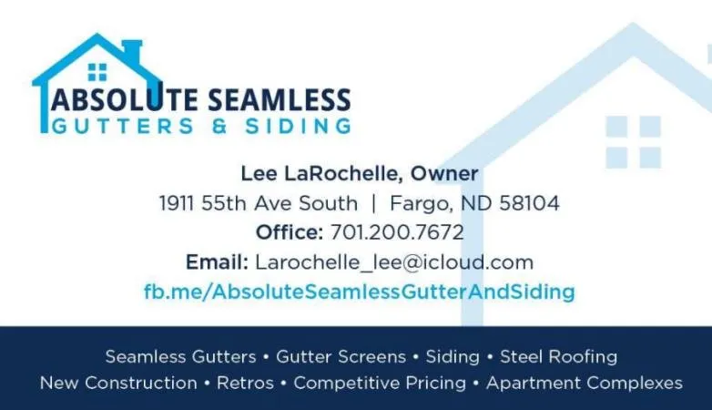 Slide of Absolute Seamless Gutters & Siding