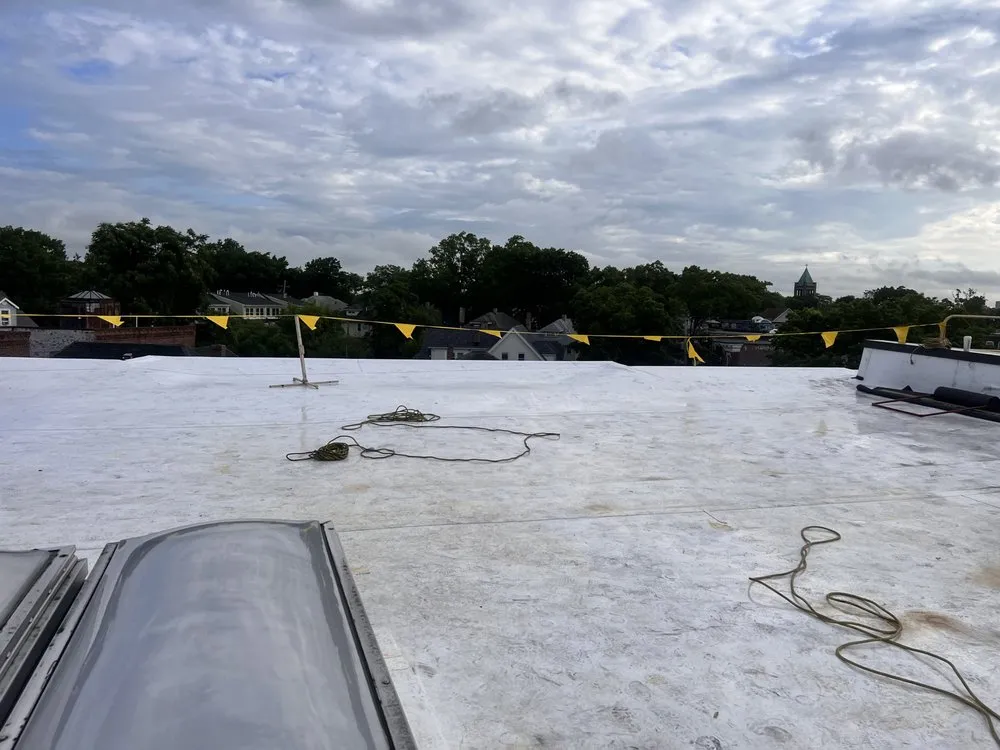 Slide of AC Roof Repair