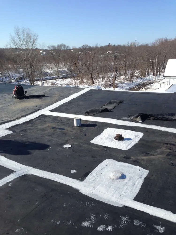 Slide of AC Roof Repair