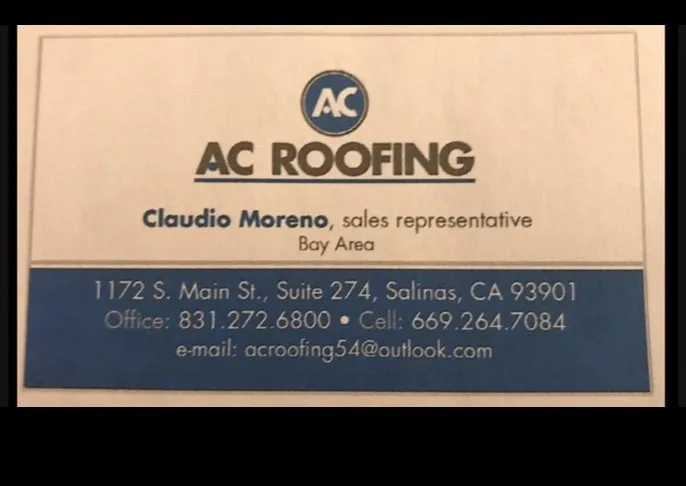 Slide of AC Roofing