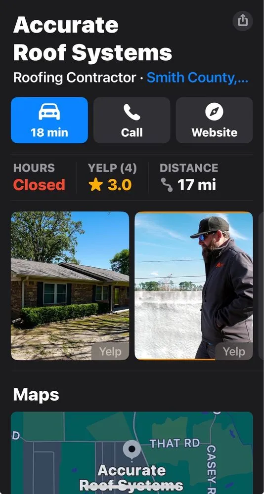 Emergency residential roofing service for residential properties in Flint, TX by Accurate Roof Systems