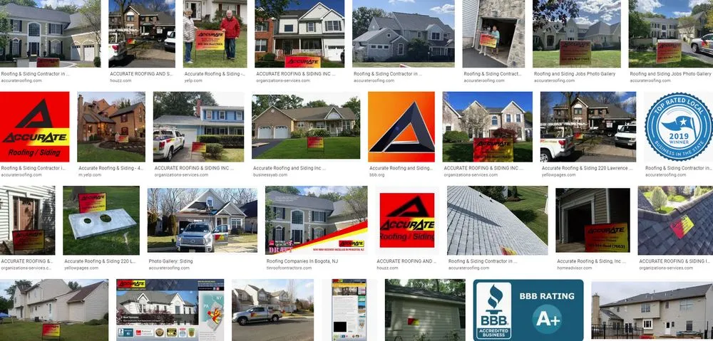Slide of Accurate Roofing & Siding