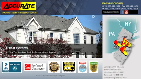 Slide of Accurate Roofing & Siding