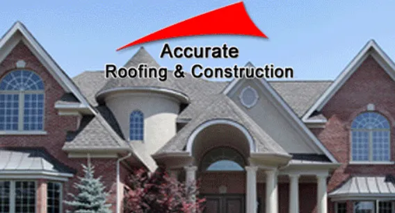 Accurate Roofing and Construction Logo