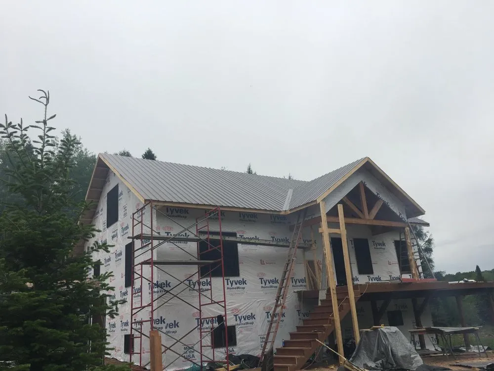 Expert metal roofing installation in Solon Springs, WI by Ace Builders