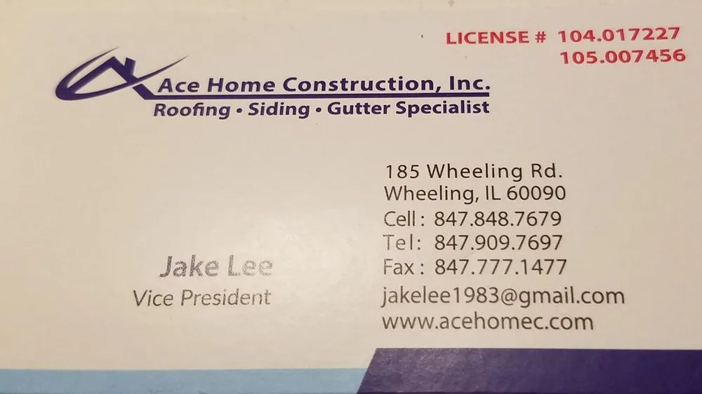 Slide of Ace Home Construction