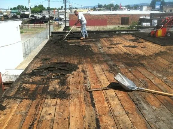 Local flat roof repair near you in Nottingham, MD by Ace Roofing & Construction
