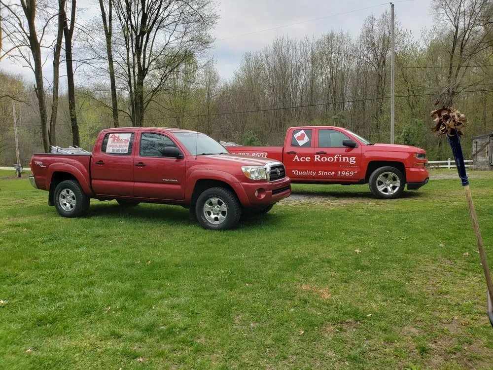 Slide of Ace Roofing