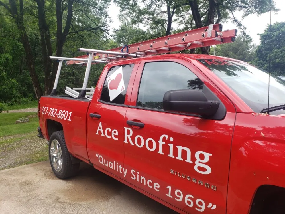 Slide of Ace Roofing