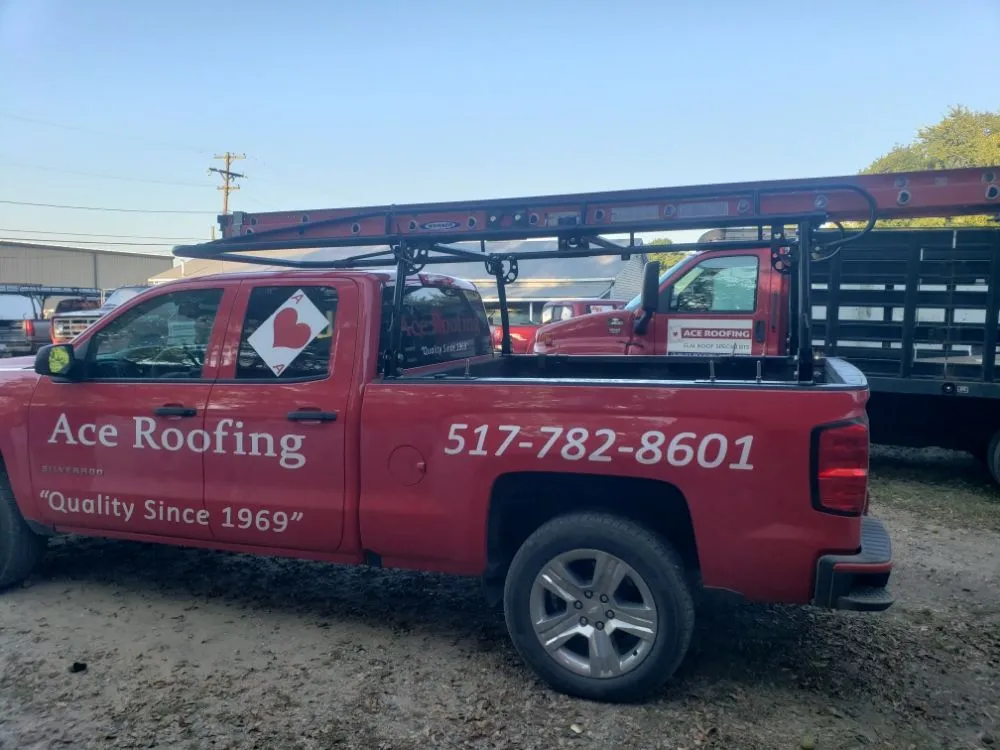Slide of Ace Roofing
