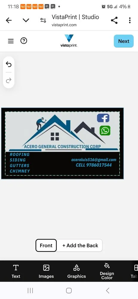 Slide of Acero General Construction