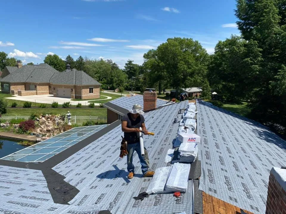 Emergency roof inspection same-day service in St. Peters, MO by ACI Roofing and Exteriors