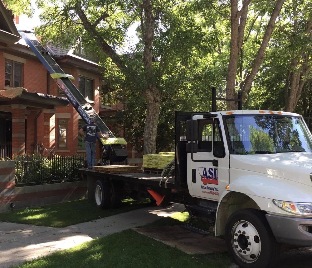 Slide of Acker Supply