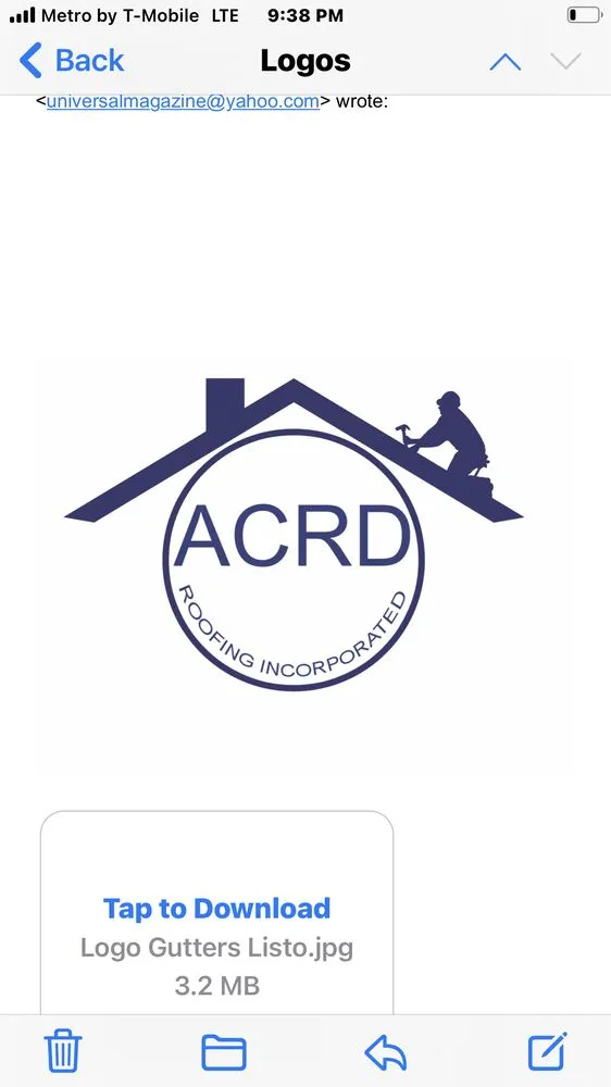 Slide of ACRD Roofing