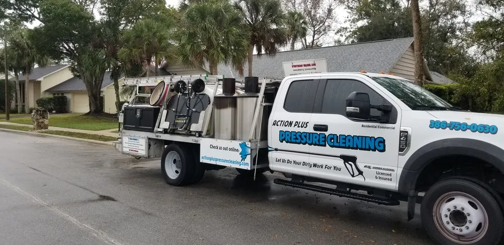 Slide of Action Plus Pressure Cleaning