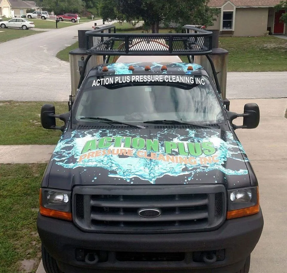 Slide of Action Plus Pressure Cleaning