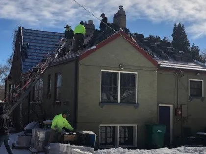 Slide of Action Roofing and Restoration