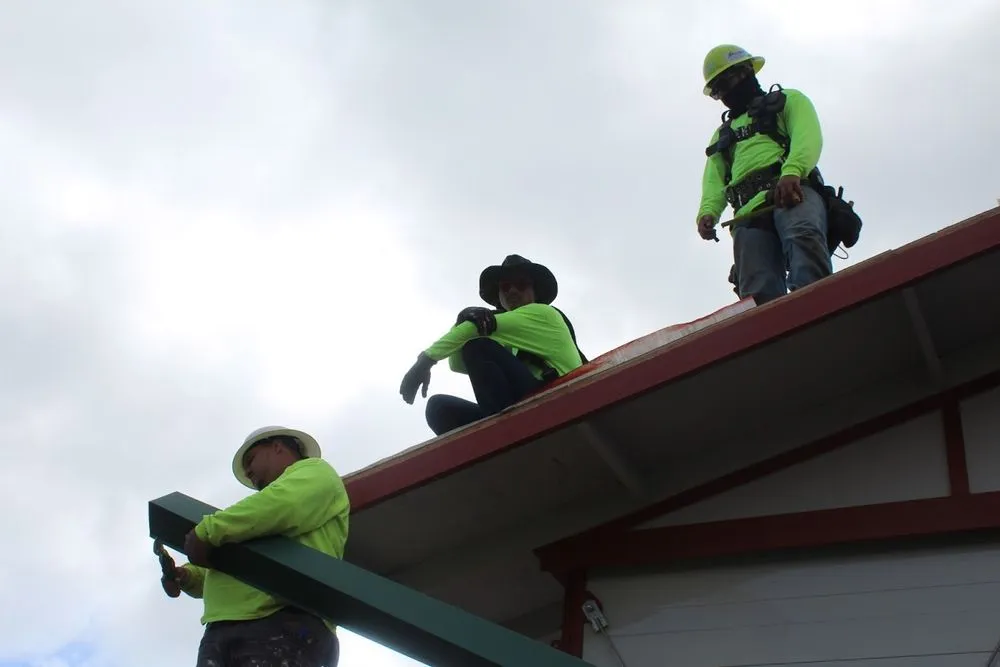 Slide of Action Roofing Hawaii